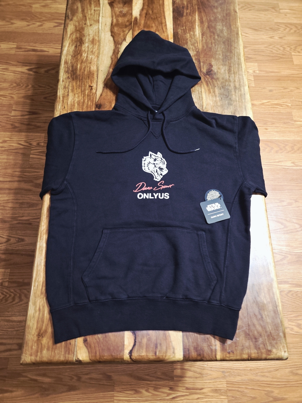 Darc Sport/Star Wars Collab Unisex "Queen's Shadow" Black Pullover Hoodie. - Picture 6 of 7